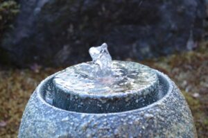 利休信楽水琴窟 a.small水琴窟 琴音S−3 - 重蔵窯