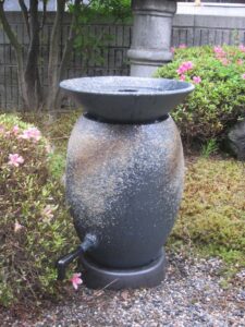 重蔵窯　 利休信楽水琴窟　琴音Ｂ−３ 【未使用品】 和風 庭 置物 水琴窟 室内用 信楽焼 すいきんくつ 琴音 ことね S